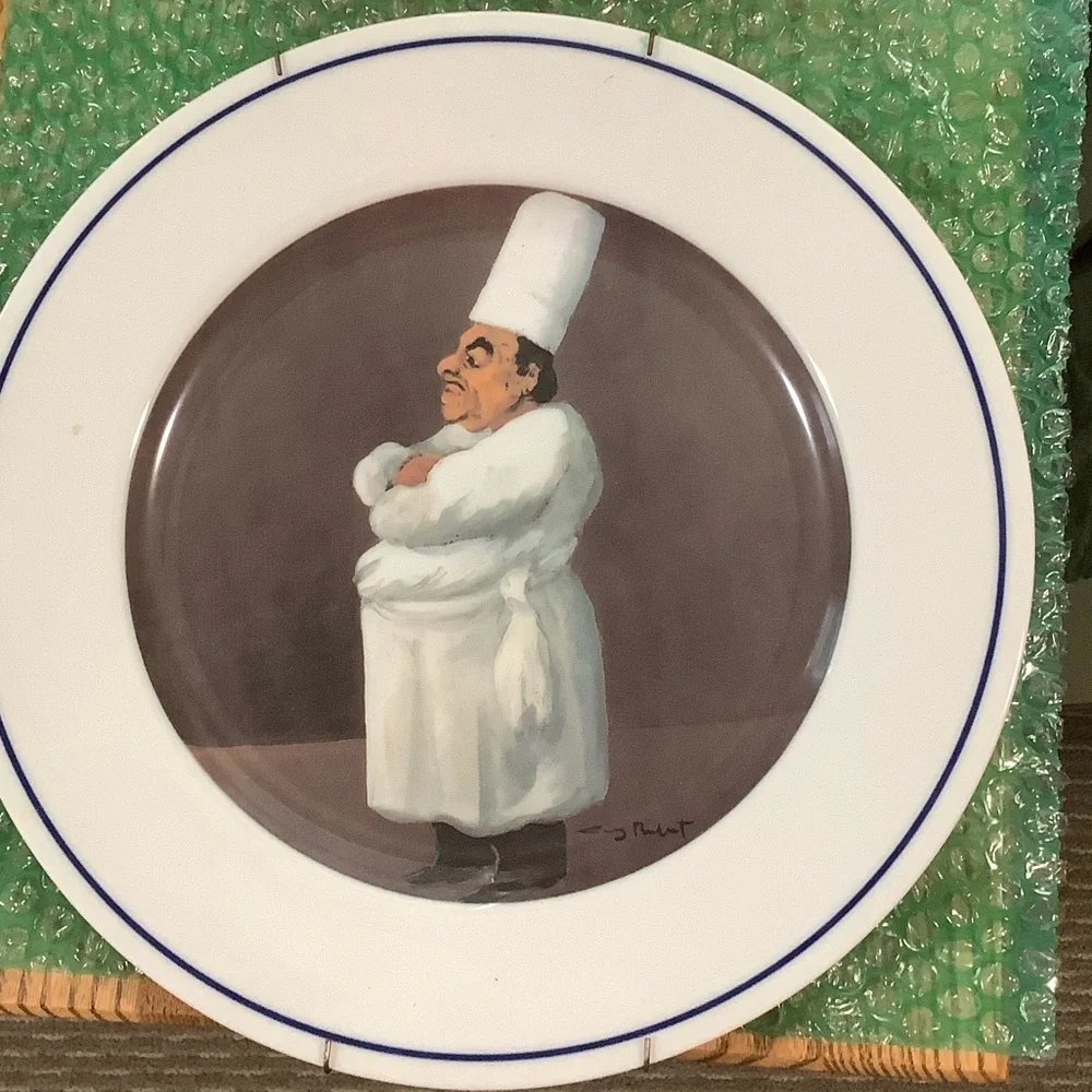 Williams Sonoma Chef Plates Set - White and Multicolor